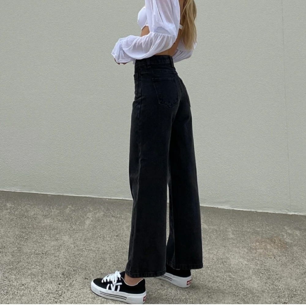 Abrand A Street Aline Graphite Jeans Size 2